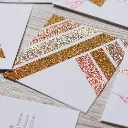 Paquete 24 Cintas de listón glitter adhesivo American Crafts2.webp