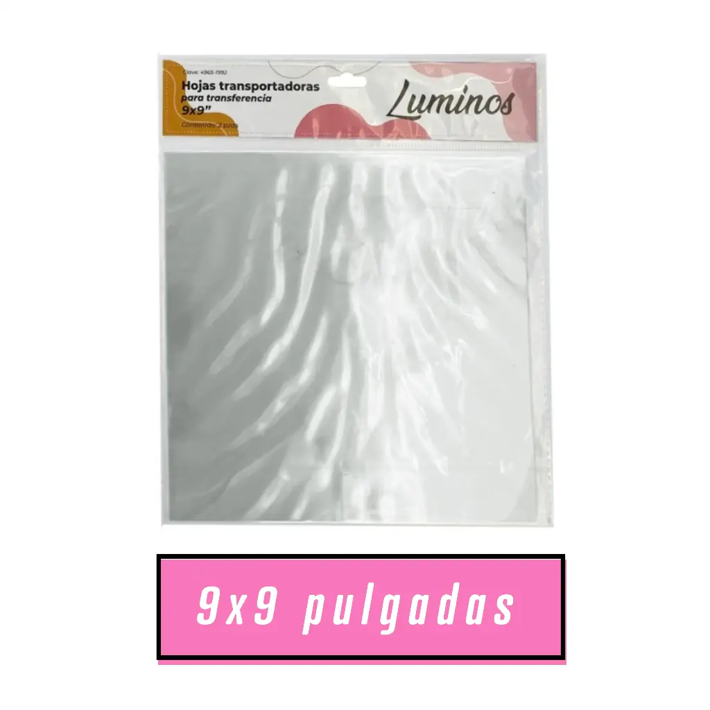 Hoja Transportadoras Luminos 9x9 