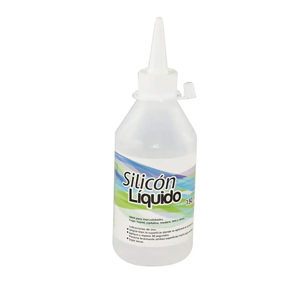 Silicón Líquido Transparente Adhesivo para Manualidades 150 ml