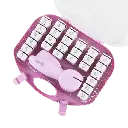 Set para manualidades, perforadora de abecedario Quelli