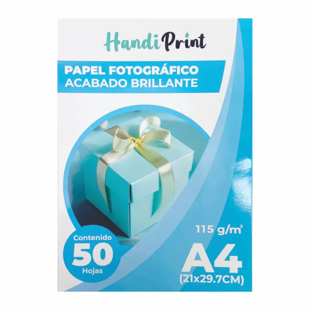 Papel fotográfico brillante A4*50 115gsm Handi Print