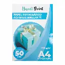 Papel fotográfico brillante A4*50 115gsm Handi Print