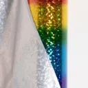 Foil Luminos 12.5'' x 3m Brillos Arcoíris Metálico