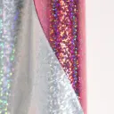 Foil Luminos 12.5'' x 3m Puntos Rosa Metálico