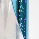 Foil Luminos 12.5'' x 3m Azul Estrellas Metalico
