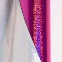 Foil Luminos 12.5'' x 3m Glitter Rosa Metálico