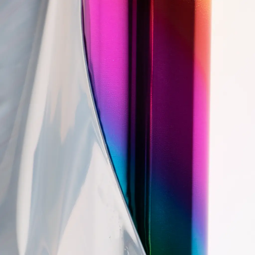 Foil Luminos 12.5'' x 3m Arcoíris Metálico