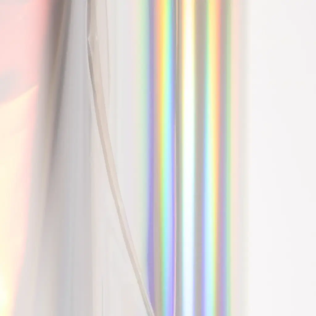 Foil Luminos 12.5'' x 3m Transparente Holográfico