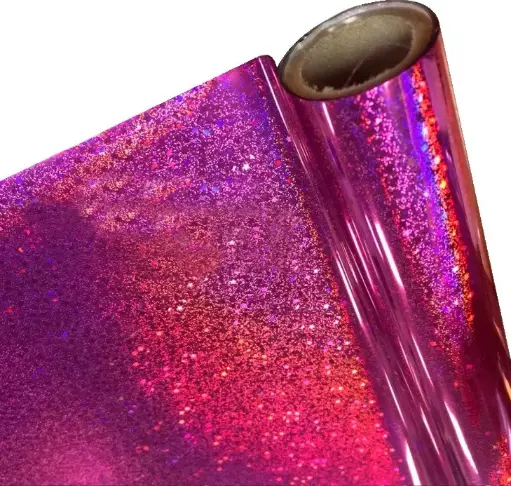 Foil Luminos Glitter Rosa 7.5m