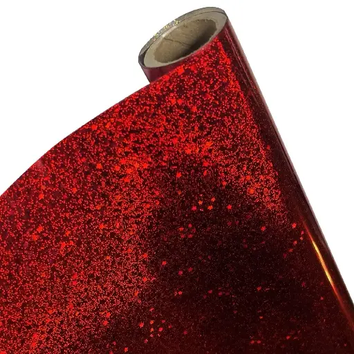 Foil Glitter Rojo 7.5m