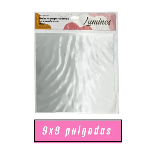 Hoja Transportadoras Luminos 9x9 