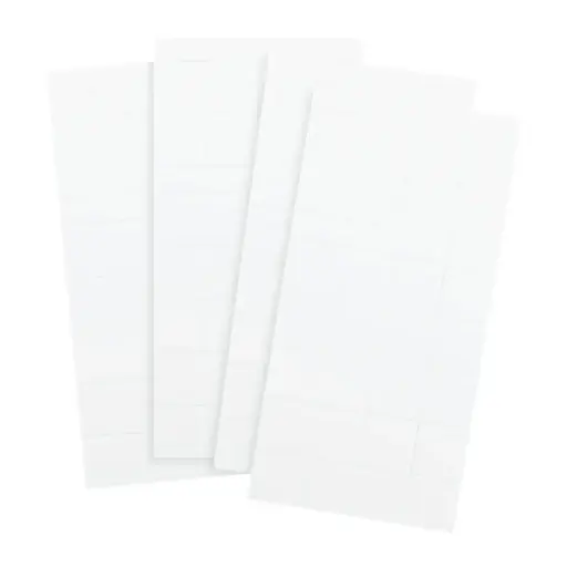 Pestañas De Espuma Adhesiva Dimensional Blanca