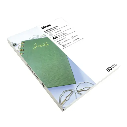 Hojas para Laminado en Frío A4 x 50 – Acabado Lino Varali