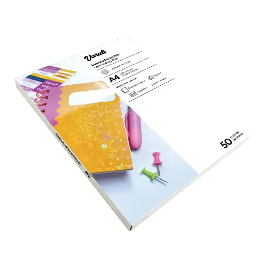 Hojas para Laminado en Frío A4 x 50 – Acabado Estrellas Varali