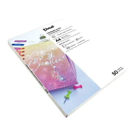 Hojas para Laminado en Frío A4 x 50 – Acabado Fuegos Artificiales Varali
