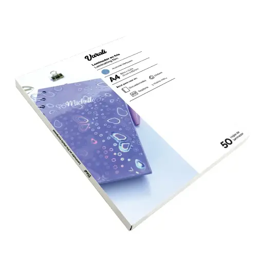 Hojas para Laminado en Frío A4 x 50 – Acabado Mariposas Varali