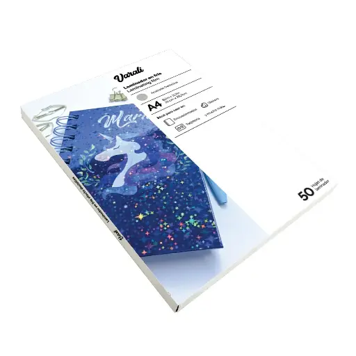 Hojas para Laminado en Frío A4 x 50 – Acabado Destellos Varali