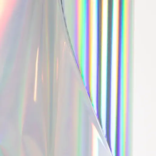 Foil Luminos 12.5'' x 3m Plata Holográfico