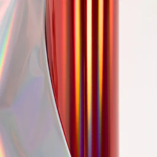 Foil Luminos 12.5'' x 3m Rojo Holográfico
